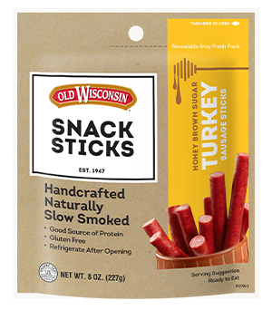 Honey Brown Sugar Turkey Snack Sticks