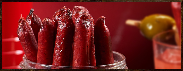 Twisted Snack Sticks in a Jar