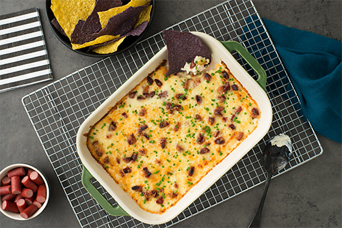 Beer Dip with Tortilla Chips