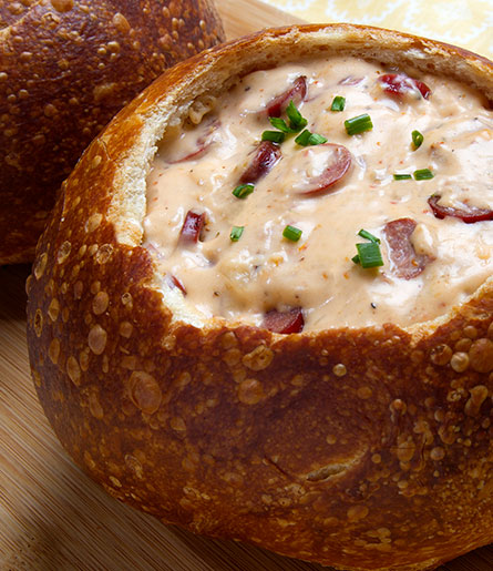Cheese Smoked Snack Stick Soup