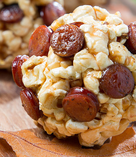 Pepperoni Popcorn Balls